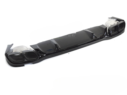 Diffuseur arrière Mercedes W213 / S213 20-23 ABS Duplex Double Sorties
