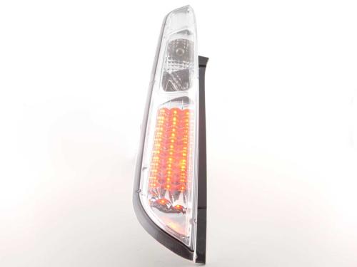 Paire feux arrière Ford Focus 2 5 portes 2008 a 2010 Chrome Led