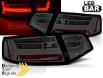 Paire de feux arriere Audi A6 berline 08-11 LED BAR fume
