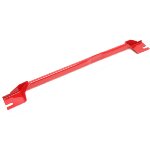 Barre anti rapprochement inferieur Avant Audi A3 8P 2003 a 2012 acier rouge