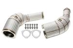 Downpipe Echappement Inox Audi RS6 Avant C8 Hybrid Quattro de 2019 a 2021 - 600cv