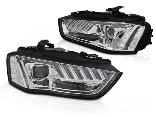 Paire feux Phares avant Audi A4 B8 2011 a 2015 Chrome - Halogene