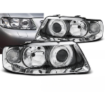 Paire de feux phares Audi A3 8L de 2000 a 2003 design Chrome