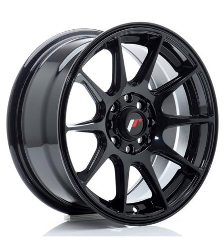 Jante JAPAN RACING JR11 15" x 7" Multi percage ET30 Gloss Black