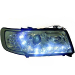 Paire de Phares Daylight Audi 100 de 1990 a 1994 Chrome Led
