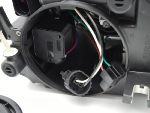 Feu phare Droit Adaptable Audi A3 8P de 2008 a 2012 Noir