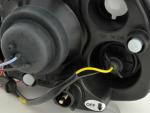 Paire de feux phares Design Opel Corsa B 94-00 Noir