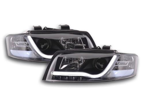 Paire de feux phares Daylight Led Audi A4 8E 01-04 Noir