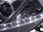 Paire de feux phares Daylight Led Fiat Grande Punto 05-08 Chrome