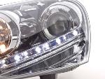 Paire de feux phares Xenon Daylight led VW Golf 5 de 03-008 chrome