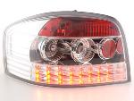 Paire de feux arrière Audi A3 8P 03-05 Led Rouge Chrome