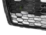 Calandre Avant pour Audi A4 B9 de 2015 a 2019 Look Sport Noir Brillant - PDC