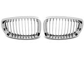 Paire grilles calandre BMW serie 1 E87/E81/E82/E88 07-13 chrome