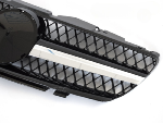 Grille calandre Mercedes SL R230 de 2001 a 2006 Noir Chrome