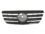 Grille calandre Mercedes Classe E W210 de 1999 a 2002 Noir Brillant