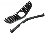 Grille calandre Mercedes Classe E W207 de 2009 a 2013 Noir Brillant