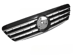 Grille calandre Mercedes Classe S W220 de 1998 a 2002 Chrome Noir