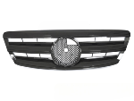 Grille calandre Mercedes Classe S W220 de 2002 a 2005 Noir Brillant