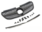 Grille calandre Mercedes Classe V W447 de 2019 a 2023 Argent- Chrome
