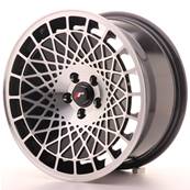 Jante JAPAN RACING JR14 16" x 8" 4x100 ET 15 Black Machined Face