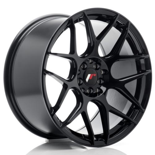 Jante JR Wheels JR18 18x9,5 ET35 - 5x100 / 5x120 - Noir brillant