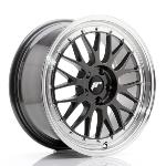 Jante JR Wheels JR23 18x8 ET40 5x112 Hyper Gray w/Machined Lip