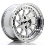 Jante JAPAN RACING JR26 15x8 ET5 4x100 Silver Machined Face