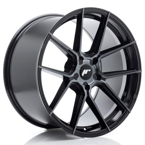 Jante JR Wheels JR30 20x9,5 ET22-40 - 5 trous sur mesure - Black machined Tinted face