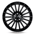 Jante Keskin KT15 18x8 ET30 5/112 MATT BLACK LIP POLISH
