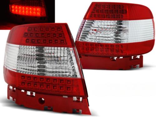 Paire de feux arrière Audi A4 berline 94-00 LED rouge blanc