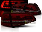 Paire de feux arriere VW Golf 7 13-17 rouge fume led look GTI