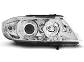 Paire de feux phares BMW serie 3 E90 / E91 de 2005 a 2008 angel eyes CCFL chrome