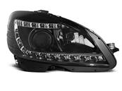 Paire de feux phares Mercedes classe C W204 07-10 xenon Daylight led noir