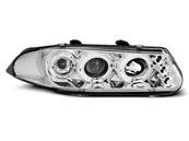 Paire de feux phares Rover 200 95-00 Angel eyes chrome