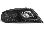 Paire de feux phares Skoda Octavia 04-08 Daylight led noir