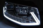 Paire de feux phares VW T6 15-19 LED DRL LTI Chrome