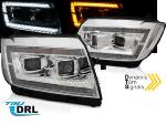 Paire de feux phares Daylight led DRL LTI VW Crafter de 17-21 chrome