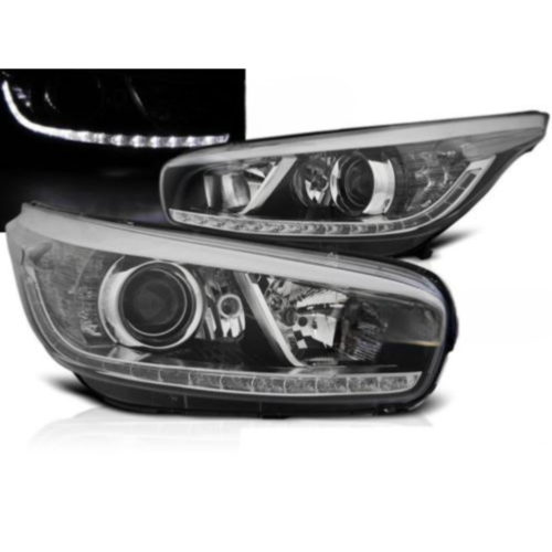 Paire de feux phares Kia Ceed 2 12-18 Led Noir