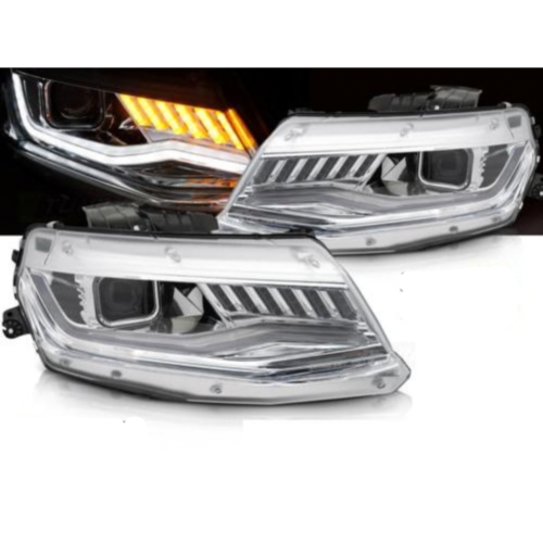 Paire de feux phares Chevrolet Camaro 16-18 Xenon Led dyn chrome