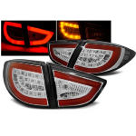 Paire de feux arriere Hyundai IX35 09-15 LED BAR chrome