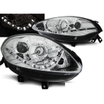 Paire de feux phares Fiat Bravo 2 07-09 Daylight led chrome