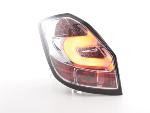 Paire feux arrire Skoda Fabia 5J 5 portes 2007 a 2010 Chrome Led