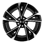 Jante Mam RS6 18x8 ET38 5/100 Black Front Polish
