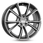 Jante Mam A5 20x8,5 ET30 5/112 Palladium Front Polish