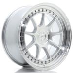Jante JR Wheels JR47 18x8,5 ET15-35- 5 Trous sur mesure- Silver Machined Face