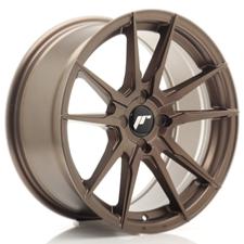 Jante JR Wheels JR21 17x8 ET20-35 - 4 Trous sur mesure - Matt Bronze