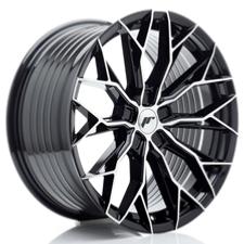 Jante JR Wheels JR49 19x9,5 ET20-40 - 5 trous sur mesures - Gloss black Machined face