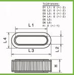 Filtre a air Green pour Renault Clio de 1994 a 1998 2.0Li 16v-150cv