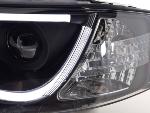 Paire de feux phares Daylight Led Audi A6 4B/C5 97-01 Noir
