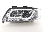 Paire de feux phares Daylight DRL Led Audi A6 C5/4B 1997-2001 Chrome